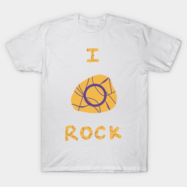 Copy of Pride rocks - intersex T-Shirt by silverxsakura